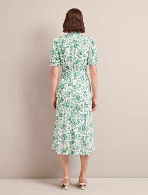 Women's Long Sleeve Floral Maxi Dress Summer Wedding Guest Dress - Image 6