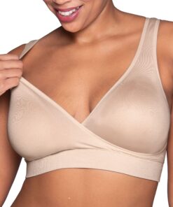Women's Maternity Nursing Bras for Breastfeeding: Wireless Pullover Lounge Sleep Bra, Available in Multipacks(X-L)