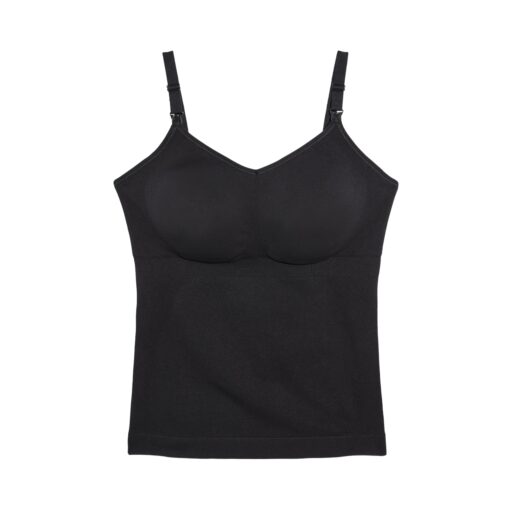 BlissFit Nursing Tank - Leakproof Wireless Maternity Bra Top for Breastfeeding Medium(34A-DD)